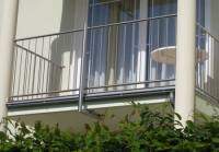 Französischer Balkon aus Edelstahl