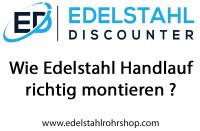 Handlauf aus Edelstahl richtig montieren: So geht’s