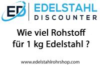 Wie viel Rohstoff wird für ein Kilo Edelstahl benötigt? – Fakten und Zahlen rund um Stähle