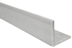 Edelstahl Winkel Profil 5WL 1mm stark Zierleiste Profilleiste Eckleiste  AUSWAHL (Länge: 2500mm Schenkel: 30x30mm)