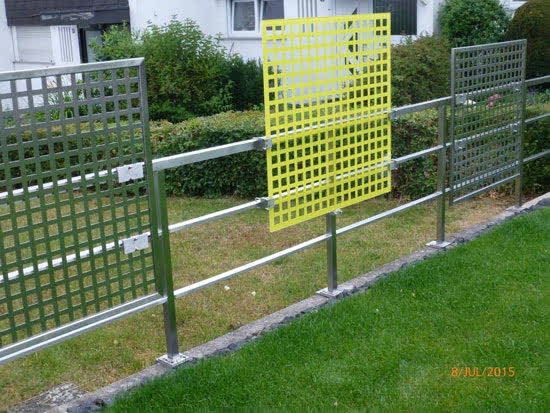 Edelstahl Zaun Sichtschutz