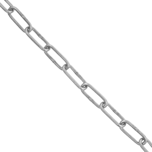 Langgliedrige Edelstahlkette mit 10 mm Materialstärke