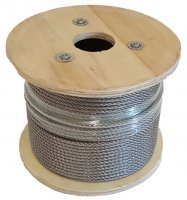 Edelstahlseil 4 mm - 100 m Rolle