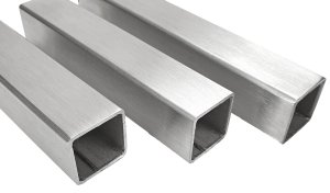 Edelstahl Vierkantrohr 50x50x2 Mm, V2A Geschliffen, 2.000 Mm Länge – Für Geländer, Zäune & DIY-Projekte