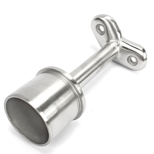 Rohrstütze Edelstahl 45 Grad für Rohr 42,4 x 2,0 mm