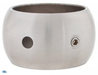 Edelstahl Kugelring / Aufsatzring für 33,7 mm Rohr