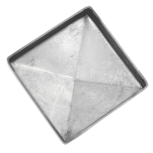 Edelstahlkappen für Pfosten 5 x 5 cm
