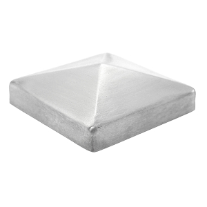 Abdeckkappen für Holzpfosten 5 x 5 cm aus Edelstahl V2A