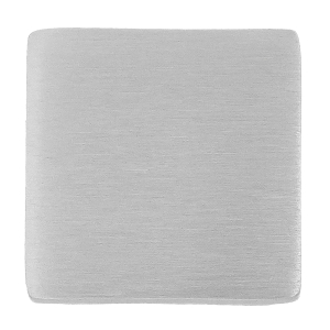 Edelstahlstahl Abdeckkappe für quadratische Rohre (30x30x2 mm) - Detailansicht der Oberfläche