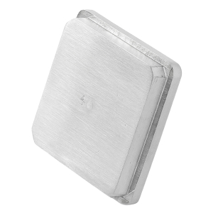 Edelstahl Endkappe eckig für Vierkantrohre mit den Maßen 30 x 30 mm