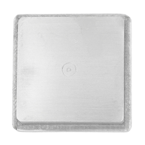 Edelstahl Abdeckkappe für Vierkantrohre in der Größe 40 x 40 mm