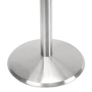 massive Edelstahl Abdeckung - Rosette 68 mm - gewölbt - mit Bohrung