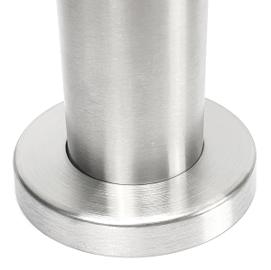 Edelstahl Rosette 76 mm für Rohr 42 4 mm
