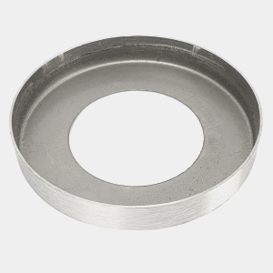 Unterseite Rosette Edelstahl 76 mm