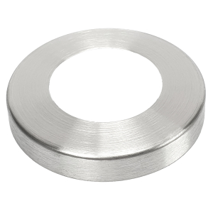 Abdeckrosette Edelstahl 76 mm für Rohr 42 4 mm