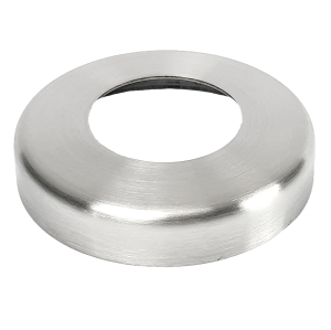 Edelstahl Abdeckrosette 85 mm Durchmesser - Bohrung 34 mm
