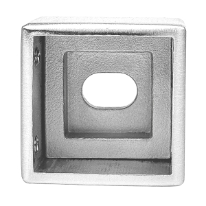 Wand-Befestigung Vierkant-Rohr 30x30 mm