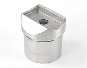 Edelstahl Adapter 33,7 mm auf Edelstahlrohr 33,7 x 2,0 mm