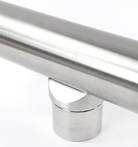 Adapter mit Edelstahlrohr 42,4 mm