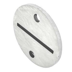 Anschraubplatte mit Schlitz 100 x 6 mm
