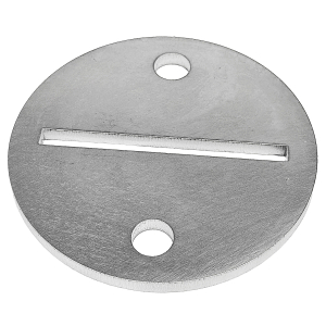 Anschraubplatte mit Mittelschlitz 100x6 mm