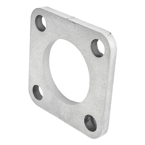 Anschraubplatte für Rohr 42,4mm - einseitig geschliffen