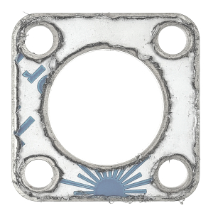 Edelstahl Anschraubplatte quadratisch 70 x 70 x 6 mm