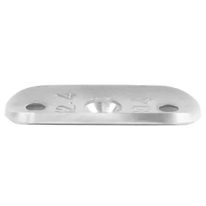 Edelstahl Anschraubplatte für 42,4 mm Handlauf