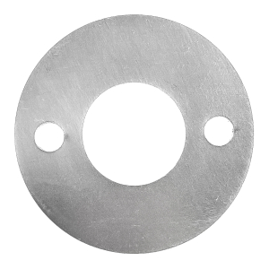 Edelstahl Anschraubplatte zur Montage von 42,4 mm Pfosten