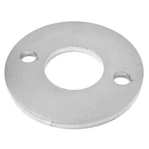 V2A Anschraubplatte 2 Loch Befestigung 100x6 mm