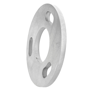 Edelstahl Anschraubplatte verstellbar mit einem 100 mm Durchmesser