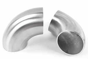 Edelstahl Anschweissbogen 90 Grad