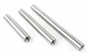 Aufsatzstift 12 mm mit 2x Innengewinde M8 und M6