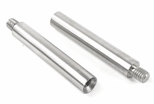 Edelstahl Aufsatzstift 12 mm mit M8 und M6 Gewinde aus V2A