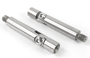 Edelstahl Aufsatzstift mit Gelenk 12 mm aus V2A