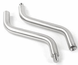 gekröpfter Edelstahl Stift 12 mm mit M8 - M6 Gewinde