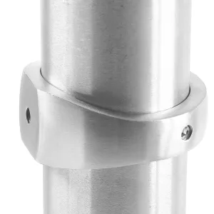 Montierter Aufschubring an einem 48,3 mm Pfosten
