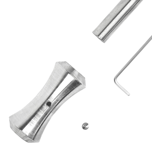 Zierstück für Rundmaterial 12mm aus Edelstahl V2A