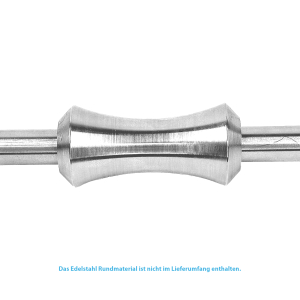 Zierelemente für Edelstahl Rundmaterial 12mm Durchmesser