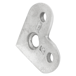 Edelstahl Anschraubplatten für Eck 90 Grad und Handlauf 42,4 mm