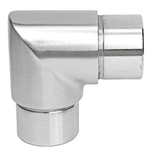 Edelstahl Eckfitting 90 Grad für Rohr 33,7 x 2,0 mm