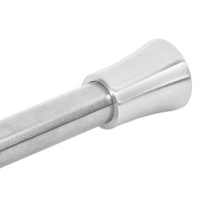 Montagebeispiel der Endkappe für einen 20 mm Rundstab aus Edelstahl