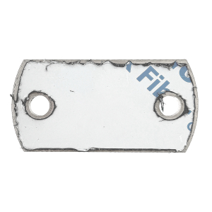 Ankerplatte Edelstahl mit 100 x 50 x 6 mm - geschliffen