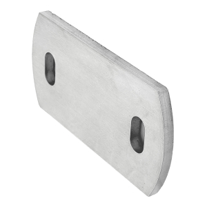 Edelstahl Ankerplatte geschliffen - 120x60-6-mm