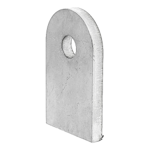 Anschweißlasche Edelstahl mit Bohrung 9mm