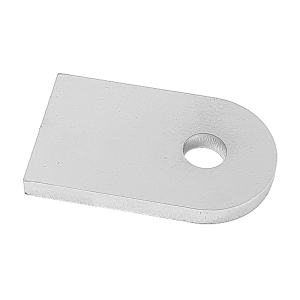 Edelstahl Anschweißlaschen 50 x 30 x 5 mm mit Bohrung 9 mm