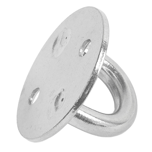 Seitenansicht der Decksplatte mit 50 mm Durchmesser aus Edelstahl V2A