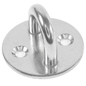 Edelstahl Augplatte rund 50 mm Durchmesser
