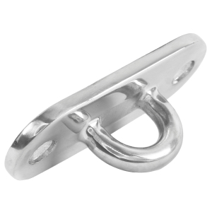 Seitenansicht der Edelstahl Decksplatte mit 100 x 36 mm