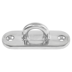 Augplatte aus Edelstahl mit 100 x 36 mm